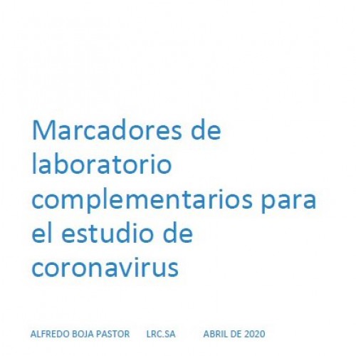 Marcadors de laboratori complementaris a l’LRC per a l'estudi de COVID19