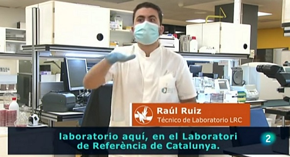 Participació de l’LRC en un reportatge per RTVE