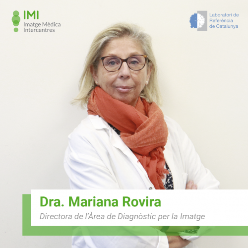 La Dra. Rovira, nova Directora de l’Àrea de Diagnòstic per la Imatge d’IMI