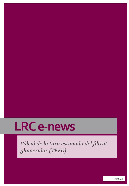 Cálculo de la tasa estimada de filtrado glomerular 