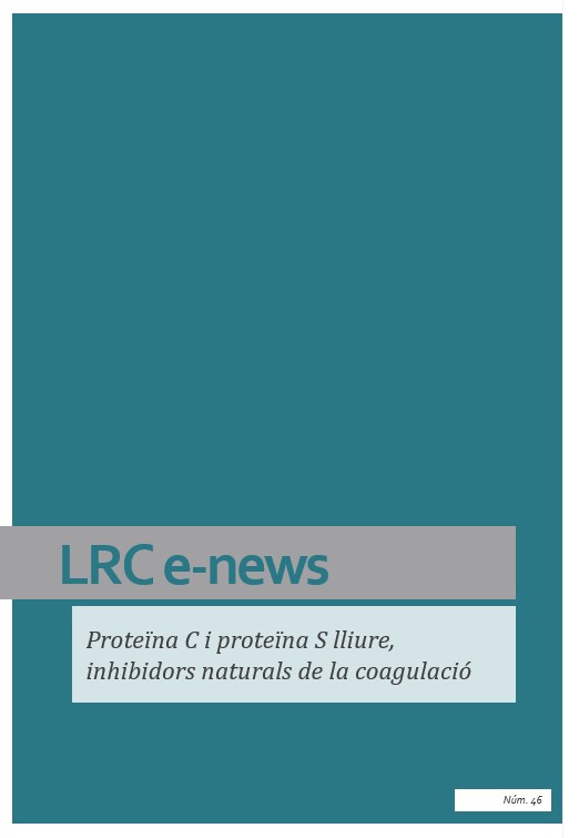 Proteína C y proteína S libre, inhibidores naturales de la coagulación